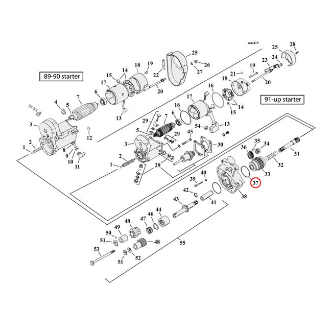 Cometic, O-ring starter housing | Lieferumfang: Nur ein Teil des abgebildeten Artikels.