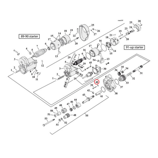 Cometic o-ring, shifter / inspection / starter |...