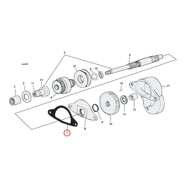 Cometic, gasket oil deflector plate starter. Fiber |...