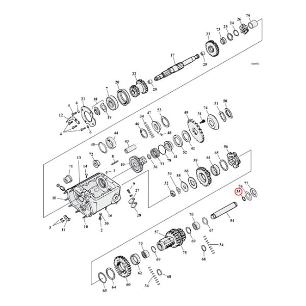 Cometic, O-ring countershaft / rocker arm shaft |...