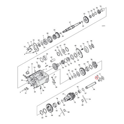 Cometic, O-ring countershaft / rocker arm shaft | Lieferumfang: Nur ein Teil des abgebildeten Artikels.