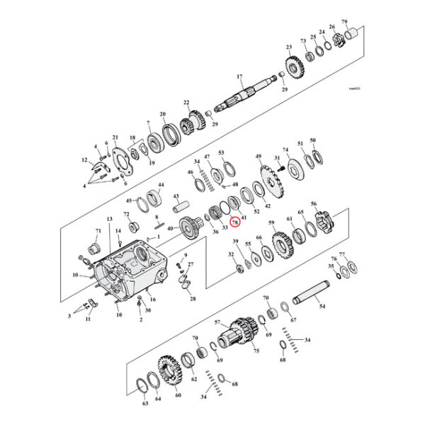 Cometic, O-ring mainshaft needle bearing | Lieferumfang:...