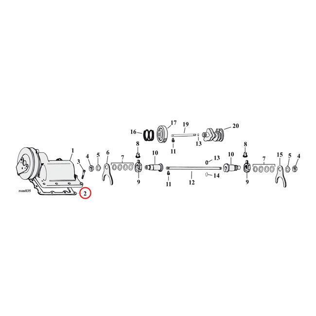 Cometic, gasket transmission top cover. Fiber | Lieferumfang: Nur ein Teil des abgebildeten Artikels.