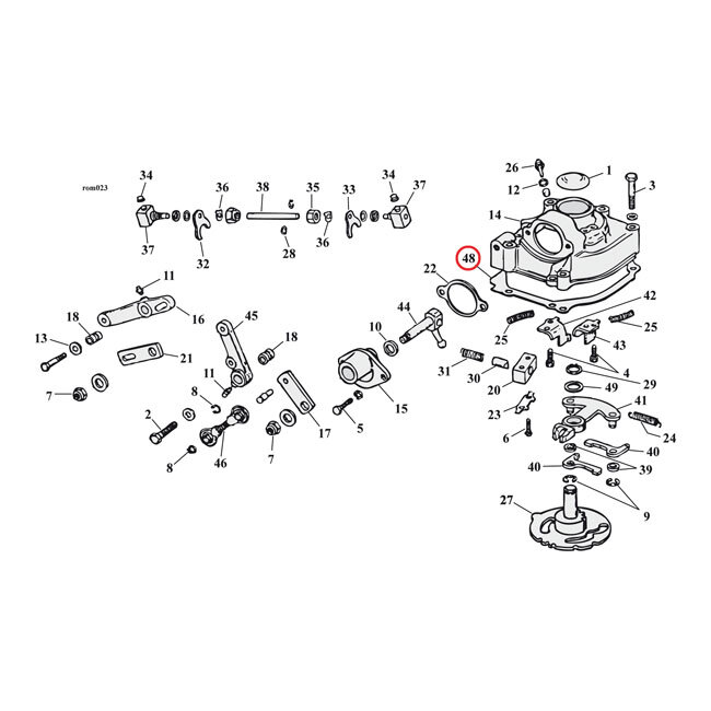 Cometic, gasket transmission top cover. .031"""" fiber | Lieferumfang: Nur ein Teil des abgebildeten Artikels.
