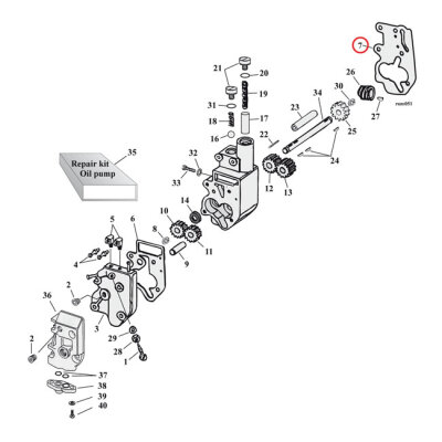 Cometic, oil pump body to case gaskets. Fiber | Lieferumfang: Nur ein Teil des abgebildeten Artikels.