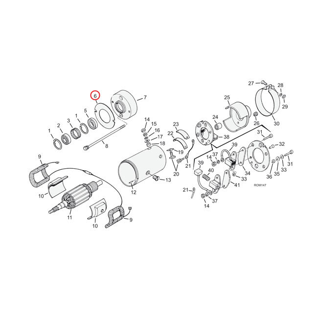 Cometic, generator mount gasket | Lieferumfang: Nur ein Teil des abgebildeten Artikels.