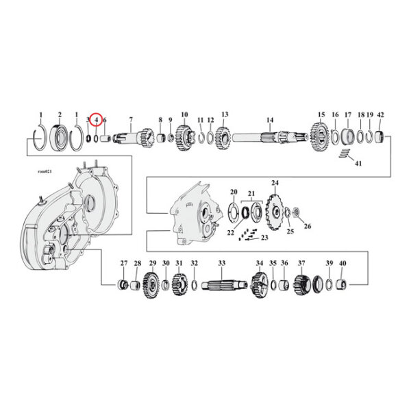 Cometic, o-ring clutch gear | Lieferumfang: Nur ein Teil...