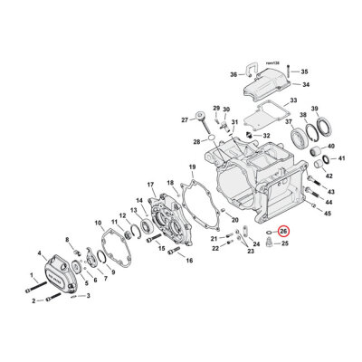Cometic, O-ring drain/dipstick & oil pump plugs | Lieferumfang: Nur ein Teil des abgebildeten Artikels.