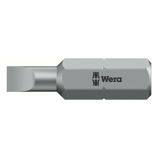 Wera 1/4"""" bit for slotted screws | Lieferumfang: Nur ein Teil des abgebildeten Artikels.