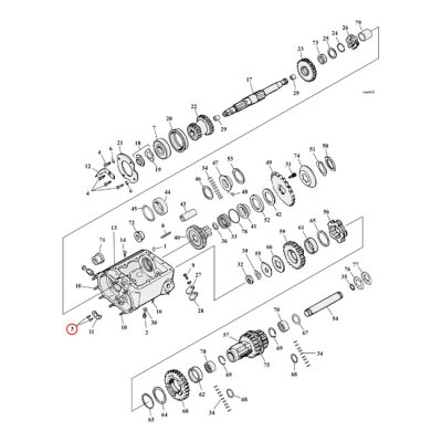 Screw, countersunk head. bumper plate kickstarter | Lieferumfang: Nur ein Teil des abgebildeten Artikels.