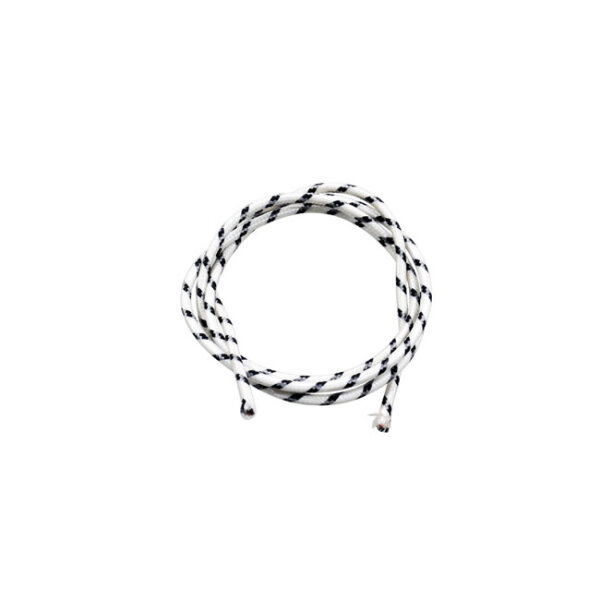 Classic cloth covered wiring, 25ft. roll. White/black |...