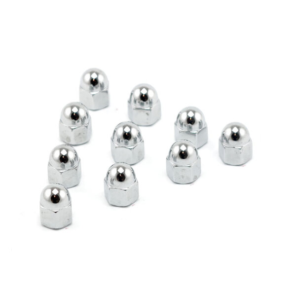 Colony, 3/8-16 acorn nuts chrome. Low Crown |...