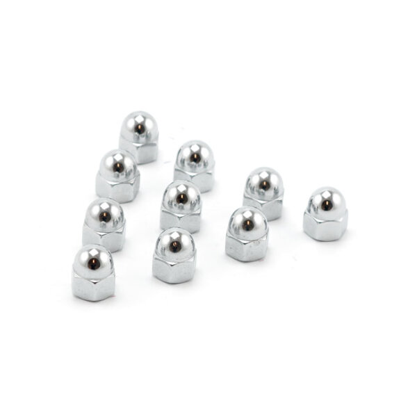 Colony, M8 x 1.25 acorn nuts, chrome. Low Crown |...