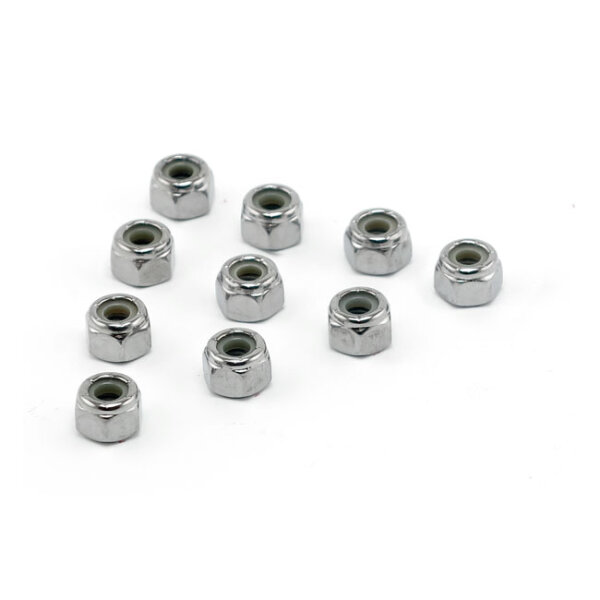Colony 7/16-20 nylon insert lock nuts chrome |...