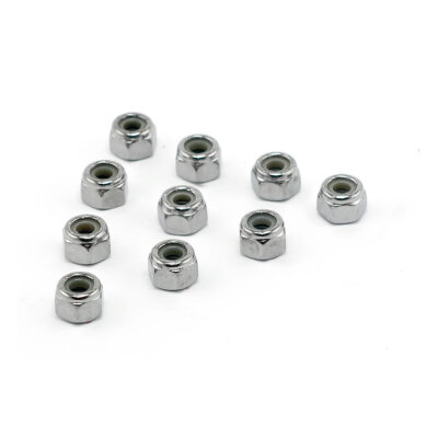 Colony 3/8-16 nylon insert lock nuts chrome | Lieferumfang: Nur ein Teil des abgebildeten Artikels.