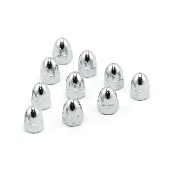 Colony, 5/16-18 acorn nuts chrome. High Crown |...