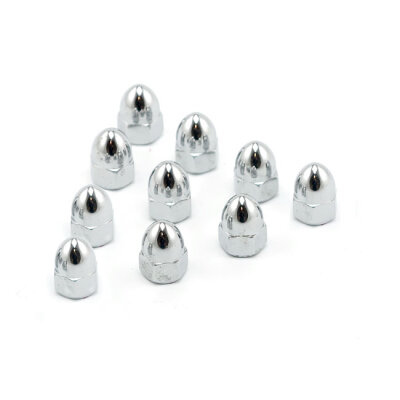 Colony, 3/8-16 acorn nuts chrome. High Crown | Lieferumfang: Nur ein Teil des abgebildeten Artikels.