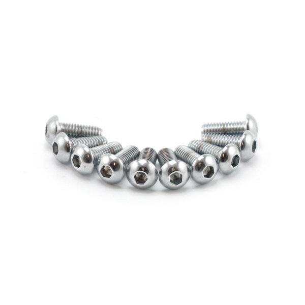 Colony 6mm x 30mm button head allen bolts chrome |...