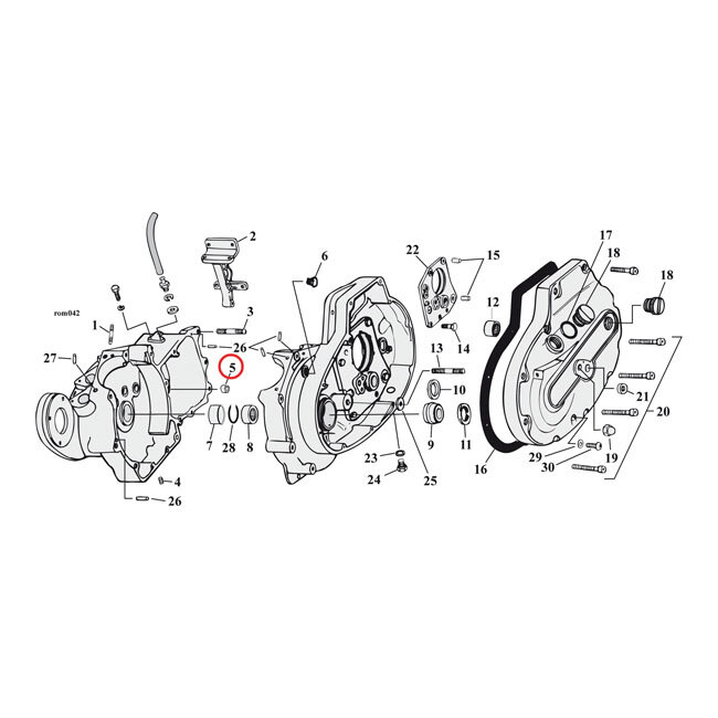Bushing, shifter shaft | Lieferumfang: Nur ein Teil des abgebildeten Artikels.