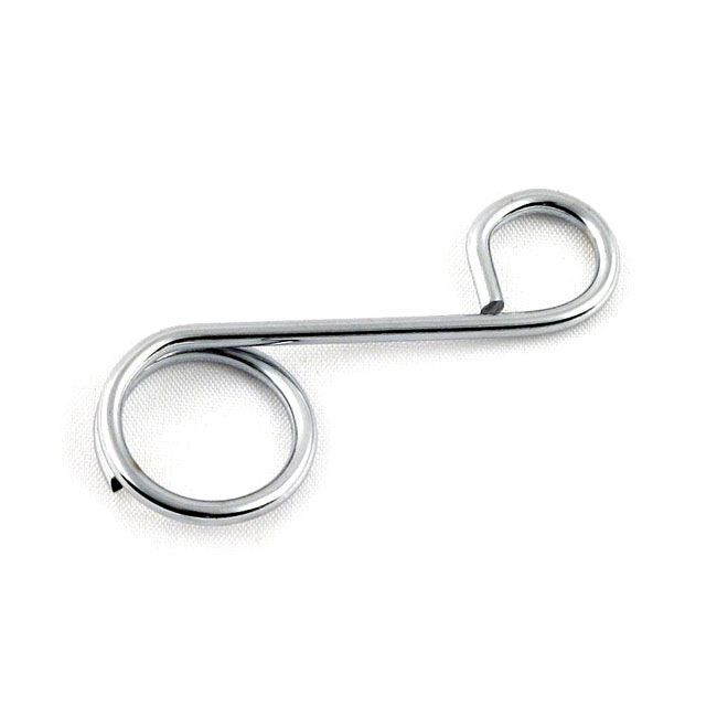 Fuel & oil hose guide wire. Chrome | Lieferumfang: Nur ein Teil des abgebildeten Artikels.