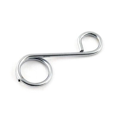 Fuel & oil hose guide wire. Chrome | Lieferumfang: Nur ein Teil des abgebildeten Artikels.