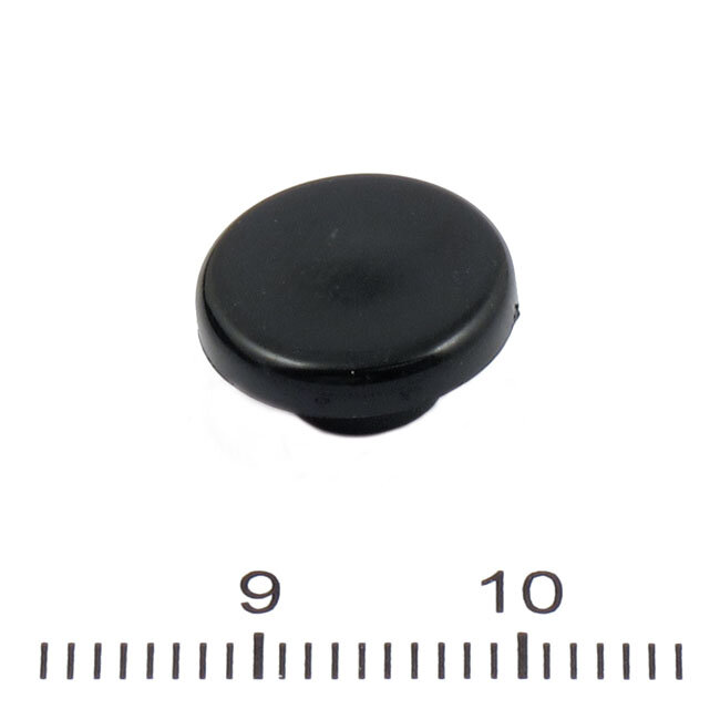 Mushroom style push-on bolt covers 1/4"""" allen size. Chrome | Lieferumfang: Nur ein Teil des abgebildeten Artikels.
