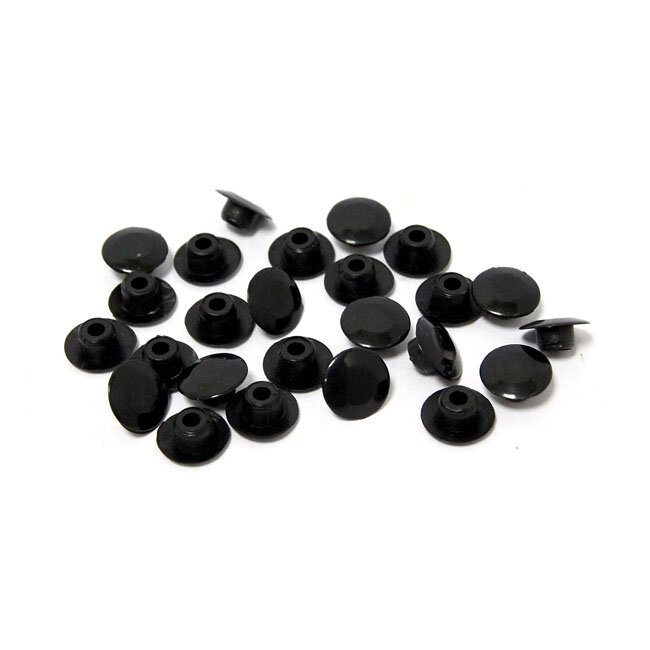 Push-in mushroom allen head plugs 5/16"""". Black | Lieferumfang: Nur ein Teil des abgebildeten Artikels.