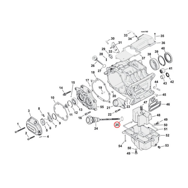 Cometic O-ring, dipstick engine oil | Lieferumfang: Nur...