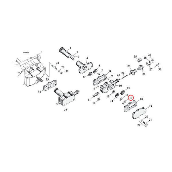 Split washer ret.gear oilpump | Lieferumfang: Nur ein Teil des abgebildeten Artikels.