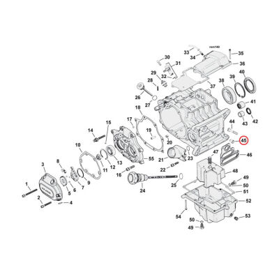 Dowel pin, transmission & crankcase | Lieferumfang: Nur ein Teil des abgebildeten Artikels.