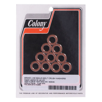 10mm brake seal washer | Lieferumfang: Nur ein Teil des abgebildeten Artikels.