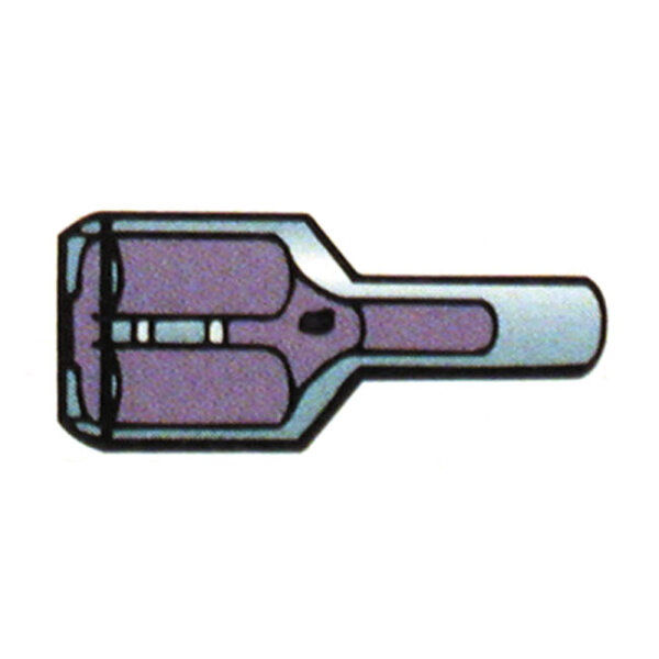 Connectors, slide-on terminal, blue | Lieferumfang: Nur...