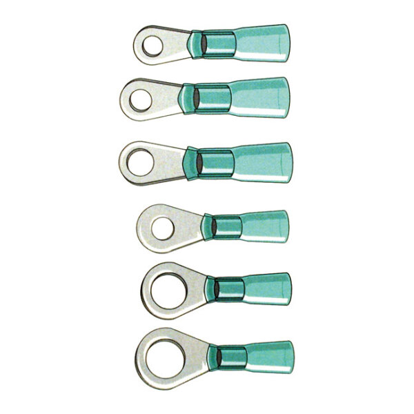 Standard Co, Ring terminal connectors #6. Blue | Lieferumfang: Nur ein Teil des abgebildeten Artikels.