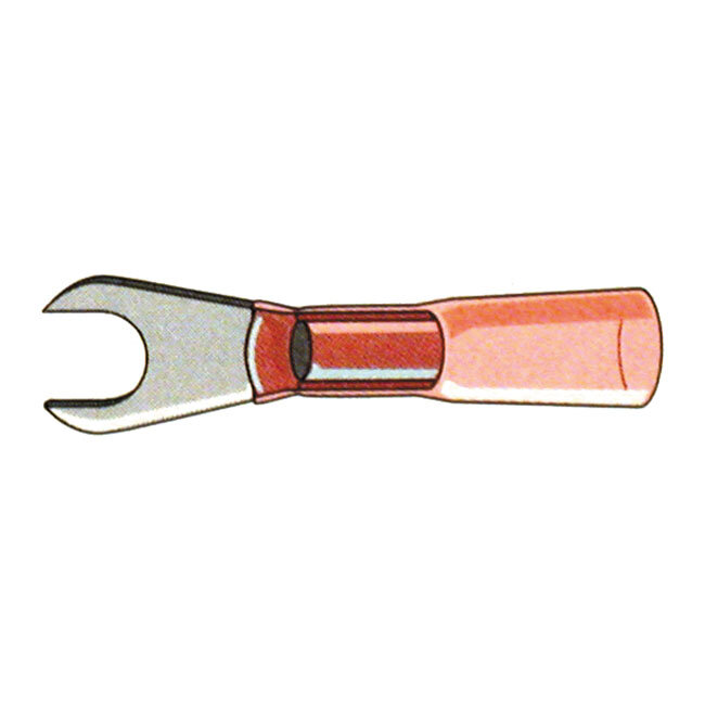 Standard Co, Spade terminal connectors #6. Red | Lieferumfang: Nur ein Teil des abgebildeten Artikels.