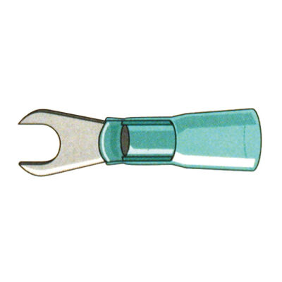 Standard Co, Spade terminal connectors #6. Blue | Lieferumfang: Nur ein Teil des abgebildeten Artikels.