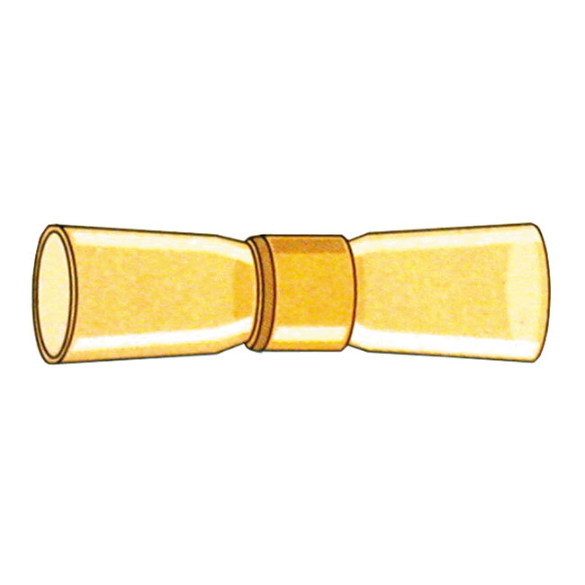 Standard Co, Butt-Splice connectors 12-10. Yellow | Lieferumfang: Nur ein Teil des abgebildeten Artikels.