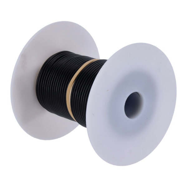 Wire on spool, 18 gauge. 100 ft. Black | Lieferumfang:...