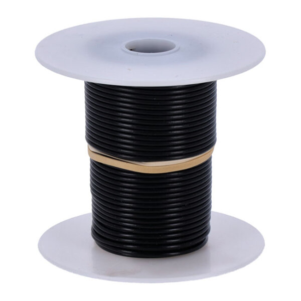 Wire on spool, 18 gauge. 100 ft. Black | Lieferumfang:...