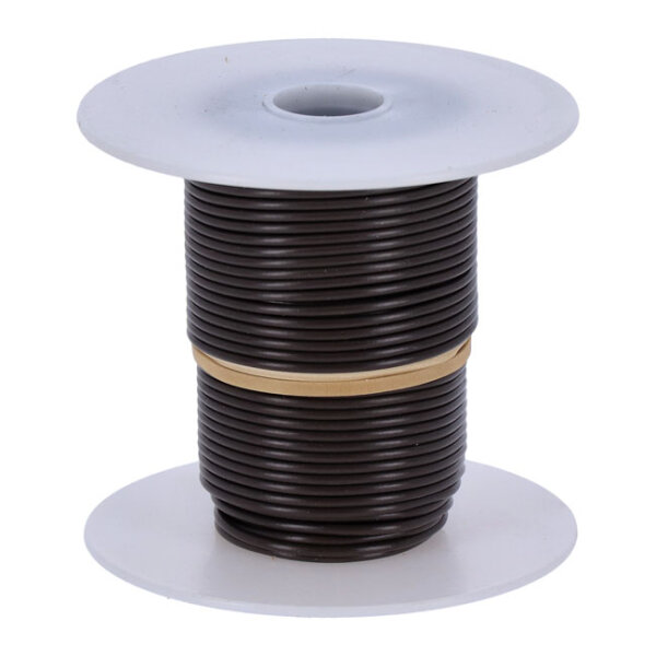 Wire on spool, 18 gauge. 100 ft. Brown | Lieferumfang:...