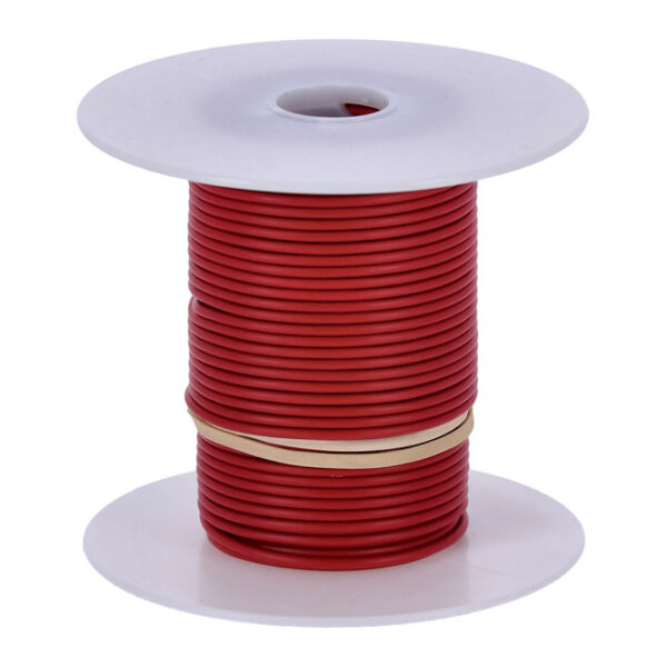 Wire on spool, 18 gauge. 100 ft. Red | Lieferumfang: Nur...