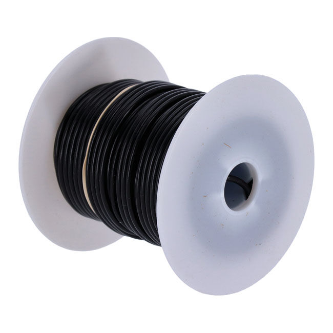 Wire on spool, 14 gauge. 100 ft. Black | Lieferumfang: Nur ein Teil des abgebildeten Artikels.