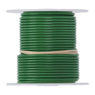 Wire on spool, 14 gauge. 100 ft. Green | Lieferumfang: Nur ein Teil des abgebildeten Artikels.