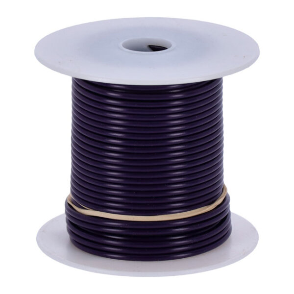 Wire on spool, 14 gauge. 100 ft. Purple | Lieferumfang: Nur ein Teil des abgebildeten Artikels.