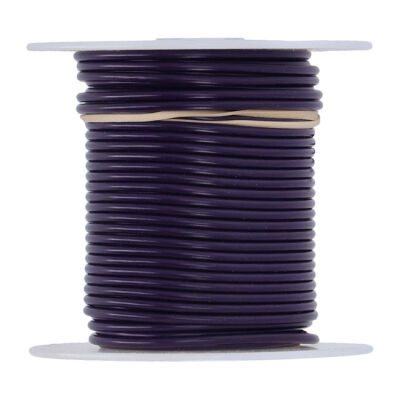 Wire on spool, 14 gauge. 100 ft. Purple | Lieferumfang: Nur ein Teil des abgebildeten Artikels.