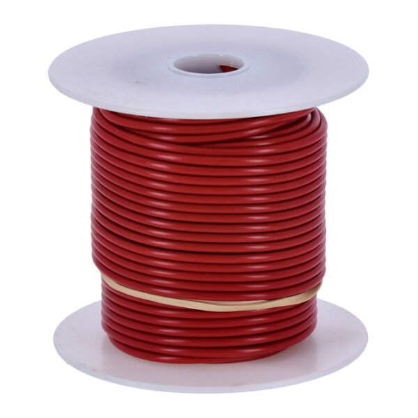 Wire on spool, 14 gauge. 100 ft. Red | Lieferumfang: Nur...