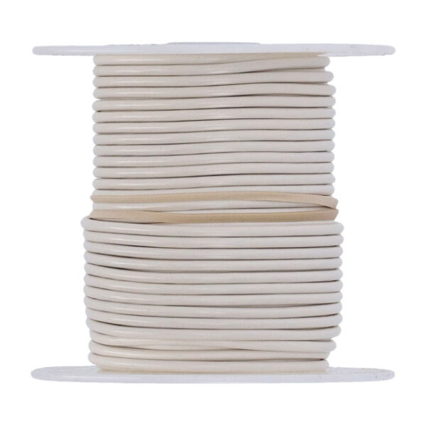 Wire on spool, 14 gauge. 100 ft. White | Lieferumfang: Nur ein Teil des abgebildeten Artikels.