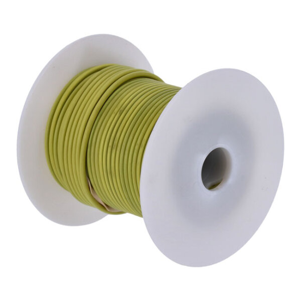 Wire on spool, 14 gauge. 100 ft. Yellow | Lieferumfang:...