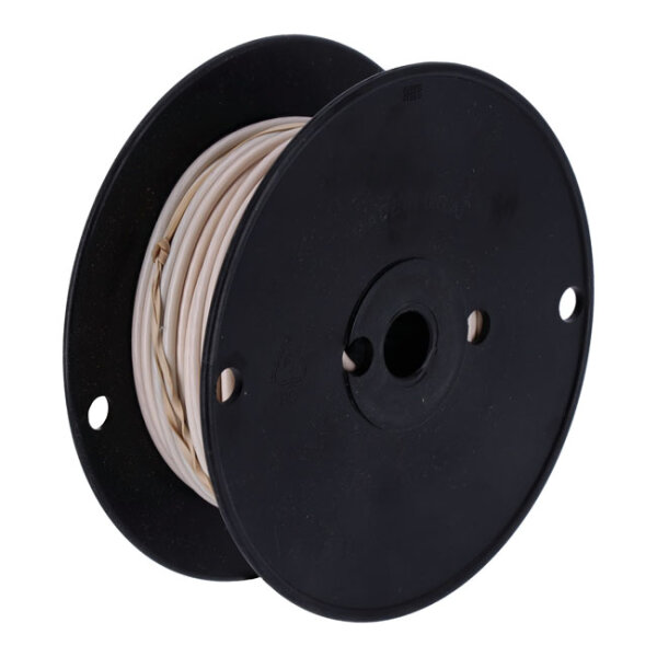 Wire on spool, 10 gauge. 100 ft. White | Lieferumfang: Nur ein Teil des abgebildeten Artikels.