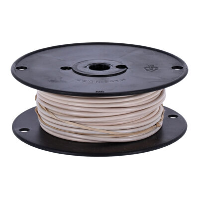 Wire on spool, 10 gauge. 100 ft. White | Lieferumfang: Nur ein Teil des abgebildeten Artikels.