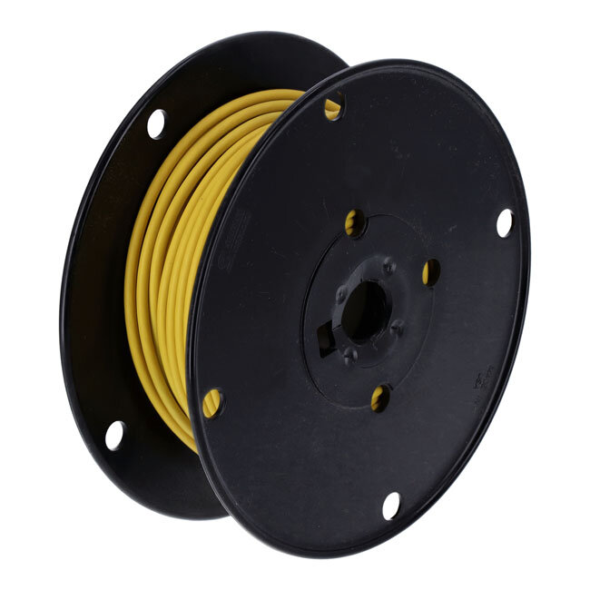 Wire on spool, 10 gauge. 100 ft. Yellow | Lieferumfang: Nur ein Teil des abgebildeten Artikels.